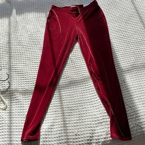 NWT express velvet leggings